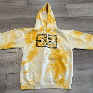 National Geographic Parks Project Medium Yellow Tie Dye Pullover Hoodie Outdoors